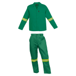 Barron Budget Poly Cotton Conti Suit with Reflective