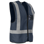 Direction En4 Hi-Viz Reflective Full Zip Vest