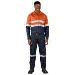 Access Vented Two-Tone Reflective Work Shirt