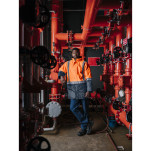 Hazard Padded Two-Tone Hi-Viz Reflective Jacket