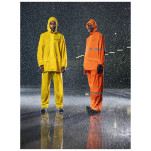 Outdoor Hi-Viz Reflective Polyester/PVC Rainsuit
