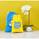 Allsorts Midi Cotton Drawstring Pouch