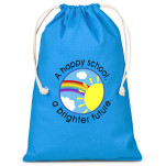 Allsorts Maxi Cotton Drawstring Pouch