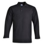 Long Sleeve Pique Knit Polo
