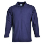 Long Sleeve Pique Knit Polo