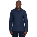 Long Sleeve Pique Knit Polo