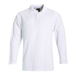 Long Sleeve Pique Knit Polo