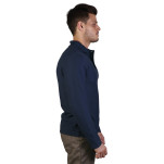 Long Sleeve Pique Knit Polo
