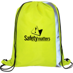 Spot On Reflective Drawstring Bag with 1 col