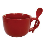 Soup Mug with 1 colour pad print