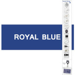 20mm Screen printed lan + lobster with 1 col