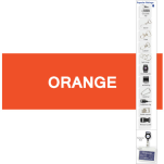 Screen print 20mm Polytape + Snap with 1 col