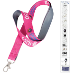 Breakaway Sublimated Lanyard full col