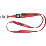 Dye Sublimation lanyard+Dome toggle with ful col
