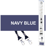 Screen Printed Open Lanyard double clip wit 1col
