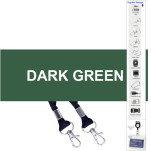 Screen Printed Open Lanyard double clip wit 1col