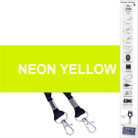 Screen Printed Open Lanyard +Swivel wit 1 col