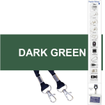 Screen Printed Open Lanyard +Swivel wit 1 col