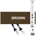 Screen Printed Open Lanyard +Double Clip with 1col