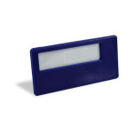 Black Process Name Badge with 1 col print+pin