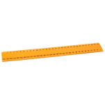 30cm Transparent Jumbo Ruler with 1 colour print