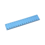 15cm Transparent Ruler with 1 colour print