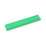 15cm Transparent Ruler with 1 colour print