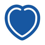 Heart Bookmark with 1 colour print