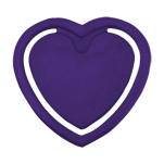 Heart Bookmark with 1 colour print