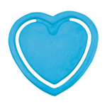 Heart Bookmark with 1 colour print