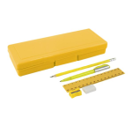 Plastic Stationery Set with 1 colour print