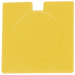 Square License Disk Holder 1 col (fits round disk)