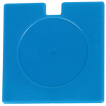 Square License Disk Holder 1 col (fits round disk)