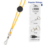 Cord Lanyard with Round Dome Toggle