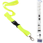 Electrika Fluorescent Lanyard with 1 colour print