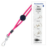 Jellybean Domed Lanyard with FC + Snap
