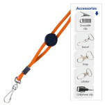 Jellybean Domed Lanyard with FC + Snap