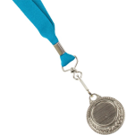 Unbranded Ribbon with Silver Medal