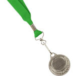 Unbranded Ribbon with Silver Medal