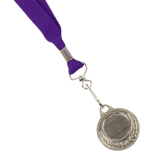 Unbranded Ribbon with Silver Medal