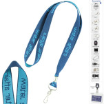 Rough Woven Lanyard with 1 col print