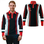 Mens Basel Long sleeve Interlock Golf Shirt FC