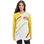 Ladies Geneva Long Sleeve V-Neck Interlock FC