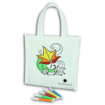 Kids Novelty colouring bag with 1 col