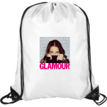 Drew drawstring Bag with spot sublimation
