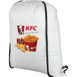 Bria Drawstring Bag with spot sublimation