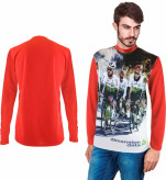 Mens Rico Long Sleeve Birdseye Crew-Neck+ FC