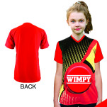 Junior Isla Sublimation crew neck T-shirt 9-10