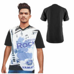 Mens Isla V-Neck Interlock Sublimation T-shirt