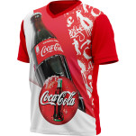 Mens Isla V-Neck Interlock Sublimation T-shirt